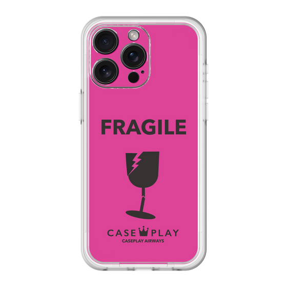 スリムプロテクションプレミアムケース［ FRAGILE - Pink ］