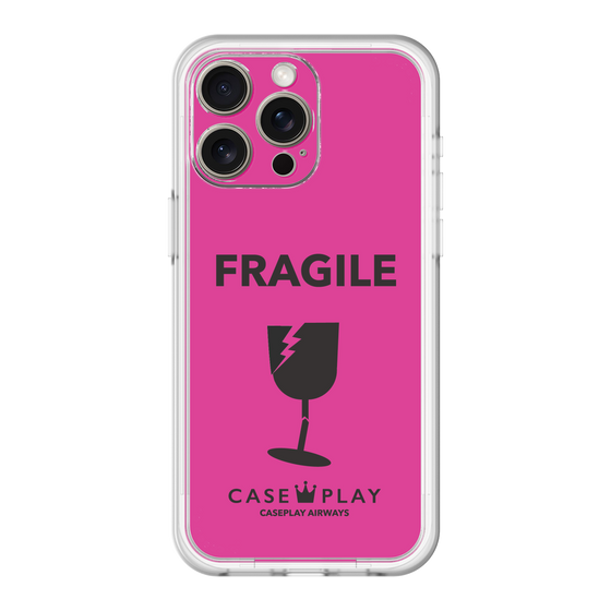スリムプロテクションプレミアムケース［ FRAGILE - Pink ］