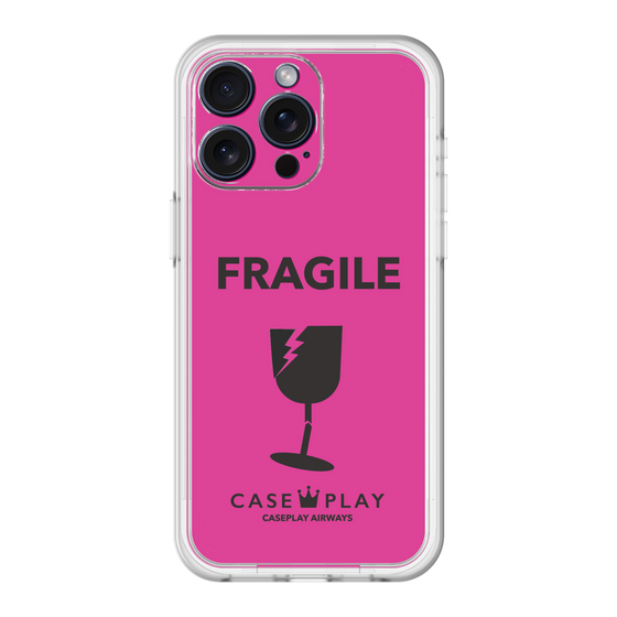 スリムプロテクションプレミアムケース［ FRAGILE - Pink ］