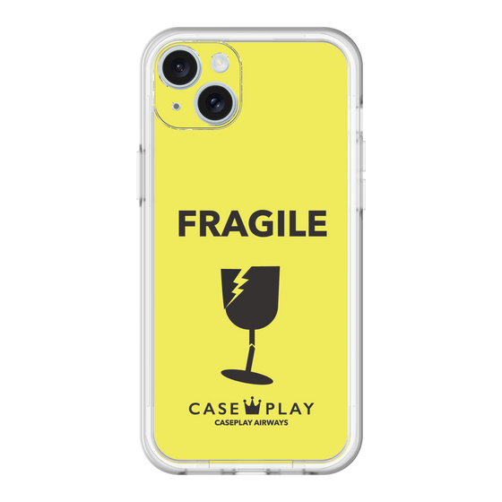 スリムプロテクションプレミアムケース［ FRAGILE - Yellow ］