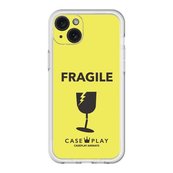スリムプロテクションプレミアムケース［ FRAGILE - Yellow ］