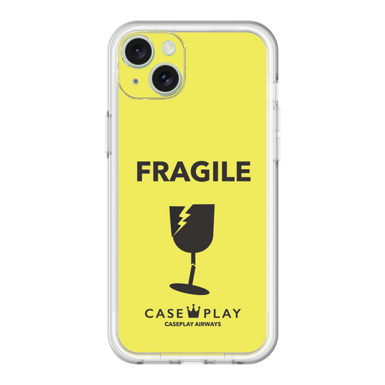 スリムプロテクションプレミアムケース［ FRAGILE - Yellow ］