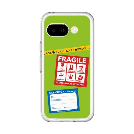 スリムプロテクションプレミアムケース［ FRAGILE Stickers - Green ］