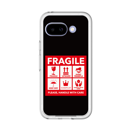 スリムプロテクションプレミアムケース［ FRAGILE Sticker - Black ］