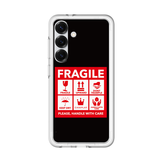 スリムプロテクションプレミアムケース［ FRAGILE Sticker - Black ］