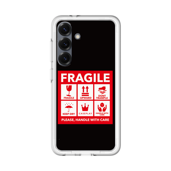 スリムプロテクションプレミアムケース［ FRAGILE Sticker - Black ］