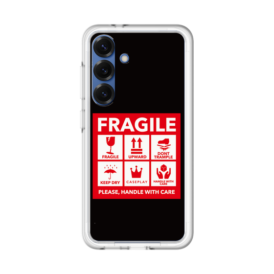 スリムプロテクションプレミアムケース［ FRAGILE Sticker - Black ］