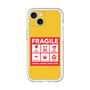 スリムプロテクションプレミアムケース［ FRAGILE Sticker - Yellow ］