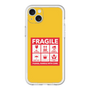 スリムプロテクションプレミアムケース［ FRAGILE Sticker - Yellow ］