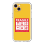 スリムプロテクションプレミアムケース［ FRAGILE Sticker - Yellow ］