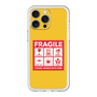 スリムプロテクションプレミアムケース［ FRAGILE Sticker - Yellow ］