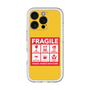 スリムプロテクションプレミアムケース［ FRAGILE Sticker - Yellow ］