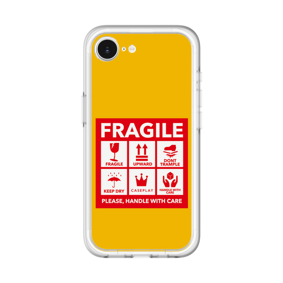 スリムプロテクションプレミアムケース［ FRAGILE Sticker - Yellow ］