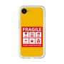 スリムプロテクションプレミアムケース［ FRAGILE Sticker - Yellow ］