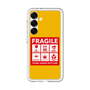 スリムプロテクションプレミアムケース［ FRAGILE Sticker - Yellow ］