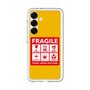 スリムプロテクションプレミアムケース［ FRAGILE Sticker - Yellow ］