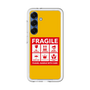 スリムプロテクションプレミアムケース［ FRAGILE Sticker - Yellow ］