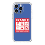 スリムプロテクションプレミアムケース［ FRAGILE Sticker - Blue ］
