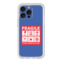 スリムプロテクションプレミアムケース［ FRAGILE Sticker - Blue ］