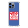 スリムプロテクションプレミアムケース［ FRAGILE Sticker - Blue ］