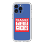 スリムプロテクションプレミアムケース［ FRAGILE Sticker - Blue ］