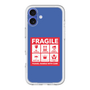 スリムプロテクションプレミアムケース［ FRAGILE Sticker - Blue ］