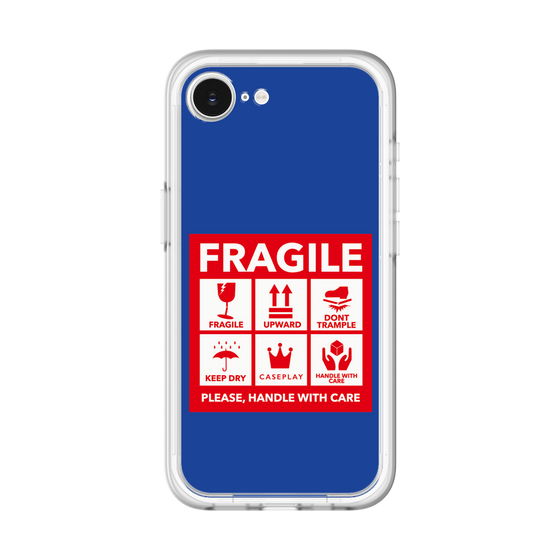 スリムプロテクションプレミアムケース［ FRAGILE Sticker - Blue ］