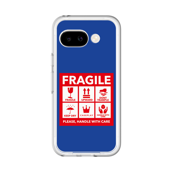 スリムプロテクションプレミアムケース［ FRAGILE Sticker - Blue ］