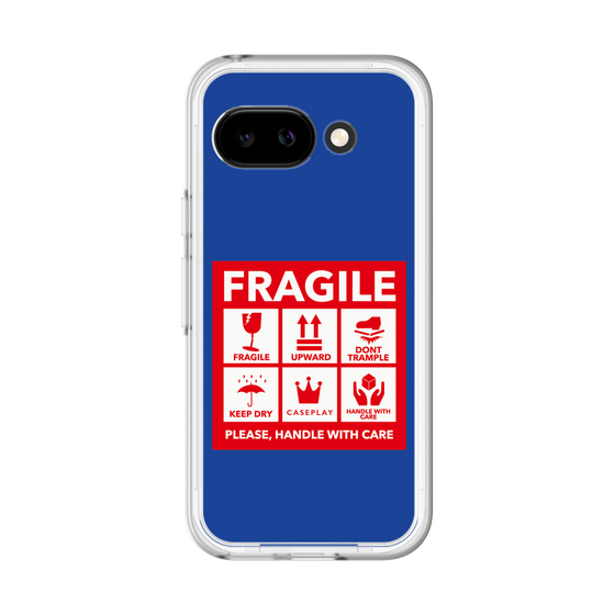 スリムプロテクションプレミアムケース［ FRAGILE Sticker - Blue ］