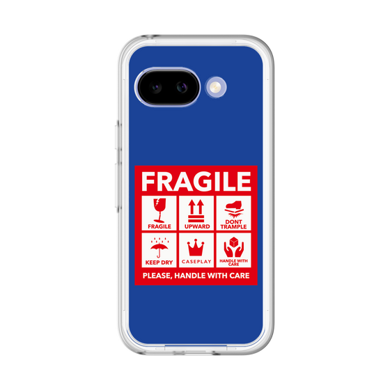 スリムプロテクションプレミアムケース［ FRAGILE Sticker - Blue ］