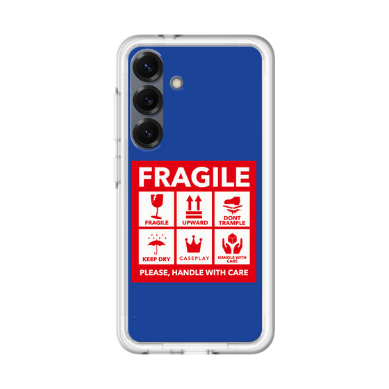 スリムプロテクションプレミアムケース［ FRAGILE Sticker - Blue ］