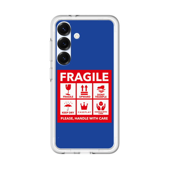 スリムプロテクションプレミアムケース［ FRAGILE Sticker - Blue ］