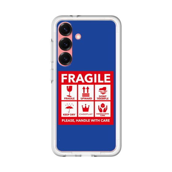 スリムプロテクションプレミアムケース［ FRAGILE Sticker - Blue ］