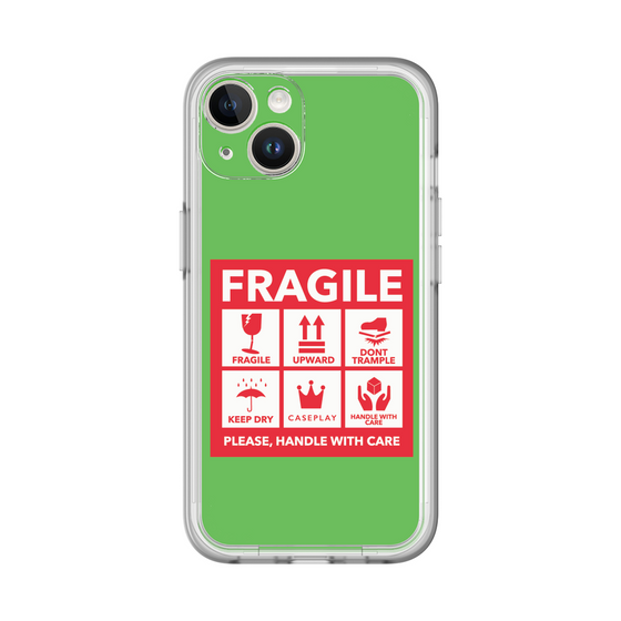 スリムプロテクションプレミアムケース［ FRAGILE Sticker - Green ］