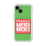 スリムプロテクションプレミアムケース［ FRAGILE Sticker - Green ］