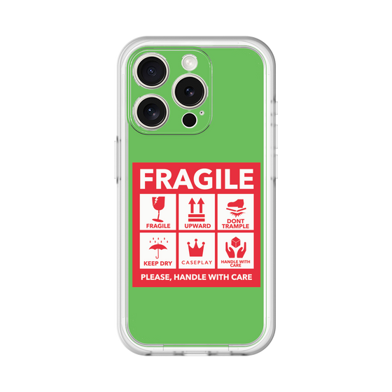 スリムプロテクションプレミアムケース［ FRAGILE Sticker - Green ］