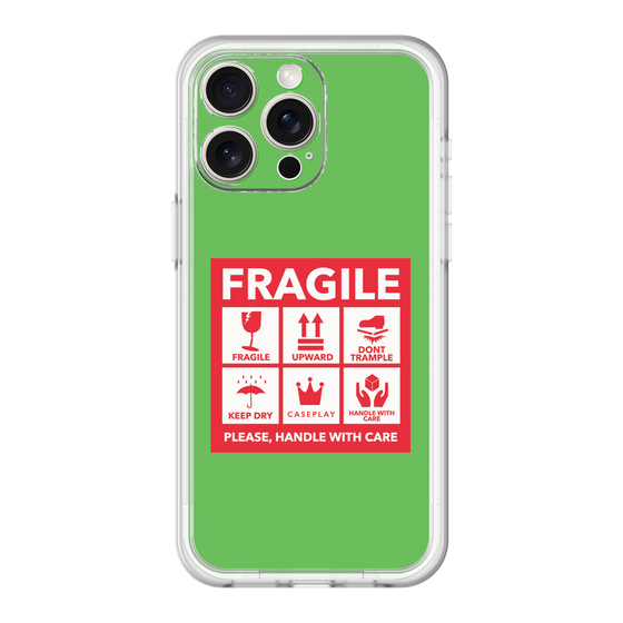 スリムプロテクションプレミアムケース［ FRAGILE Sticker - Green ］