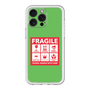 スリムプロテクションプレミアムケース［ FRAGILE Sticker - Green ］