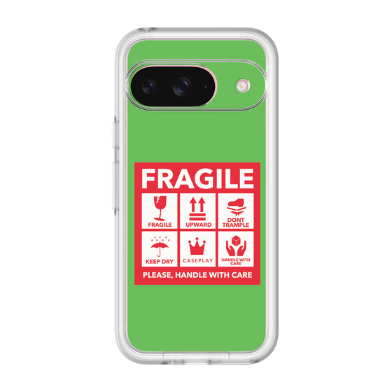 スリムプロテクションプレミアムケース［ FRAGILE Sticker - Green ］