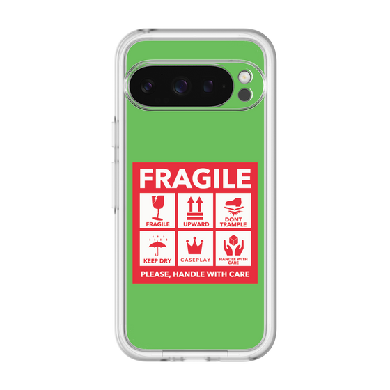 スリムプロテクションプレミアムケース［ FRAGILE Sticker - Green ］