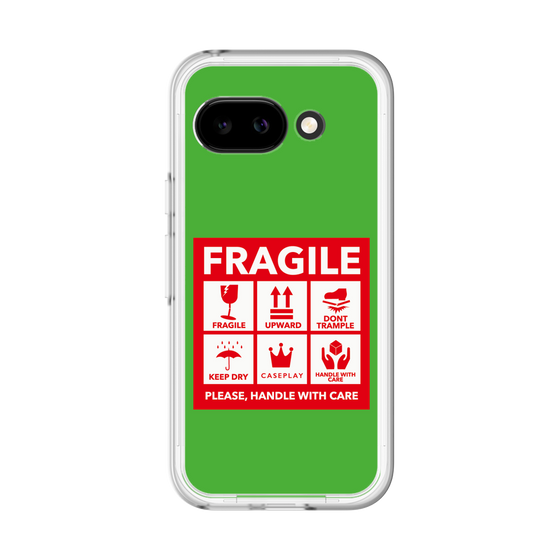 スリムプロテクションプレミアムケース［ FRAGILE Sticker - Green ］