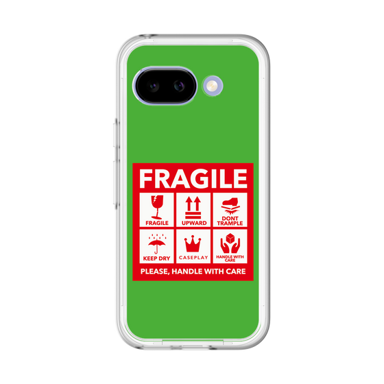 スリムプロテクションプレミアムケース［ FRAGILE Sticker - Green ］