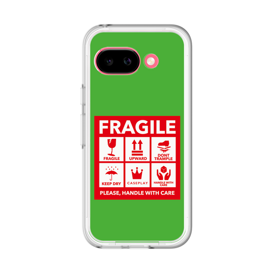 スリムプロテクションプレミアムケース［ FRAGILE Sticker - Green ］