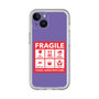 スリムプロテクションプレミアムケース［ FRAGILE Sticker - Purple ］