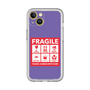 スリムプロテクションプレミアムケース［ FRAGILE Sticker - Purple ］