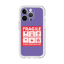 スリムプロテクションプレミアムケース［ FRAGILE Sticker - Purple ］