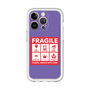 スリムプロテクションプレミアムケース［ FRAGILE Sticker - Purple ］