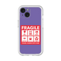 スリムプロテクションプレミアムケース［ FRAGILE Sticker - Purple ］