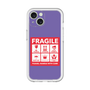 スリムプロテクションプレミアムケース［ FRAGILE Sticker - Purple ］