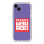 スリムプロテクションプレミアムケース［ FRAGILE Sticker - Purple ］